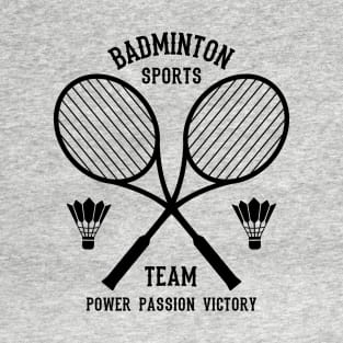 Badminton Sports Team T-Shirt